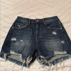 Denim Distressed Women's Shorts
